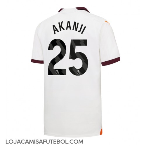 Camisa de Futebol Manchester City Manuel Akanji #25 Equipamento Secundário 2023-24 Manga Curta